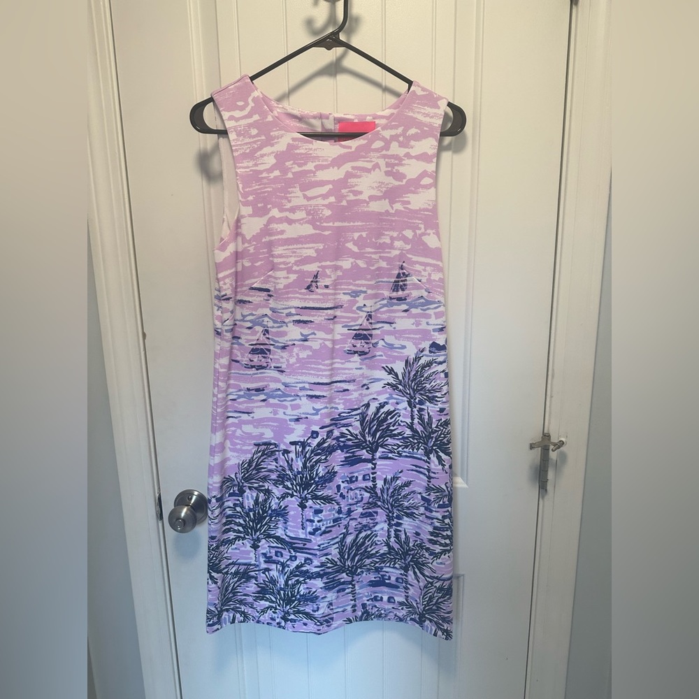 Lilly Pulitzer tropical print sleeveless dress